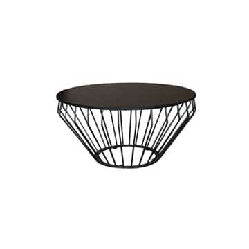 Wireworx Coffee Table – Black – 75cmW x 35cmH