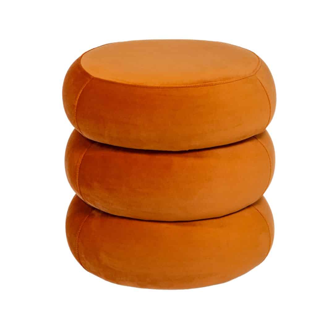 Apollo Ottoman – Sienna Velvet