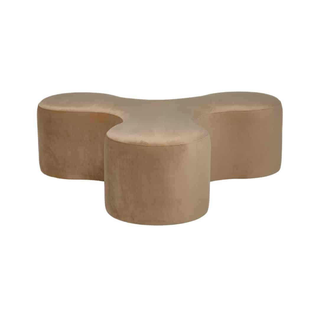 Apollo Tripod Daybed – Stone Velvet