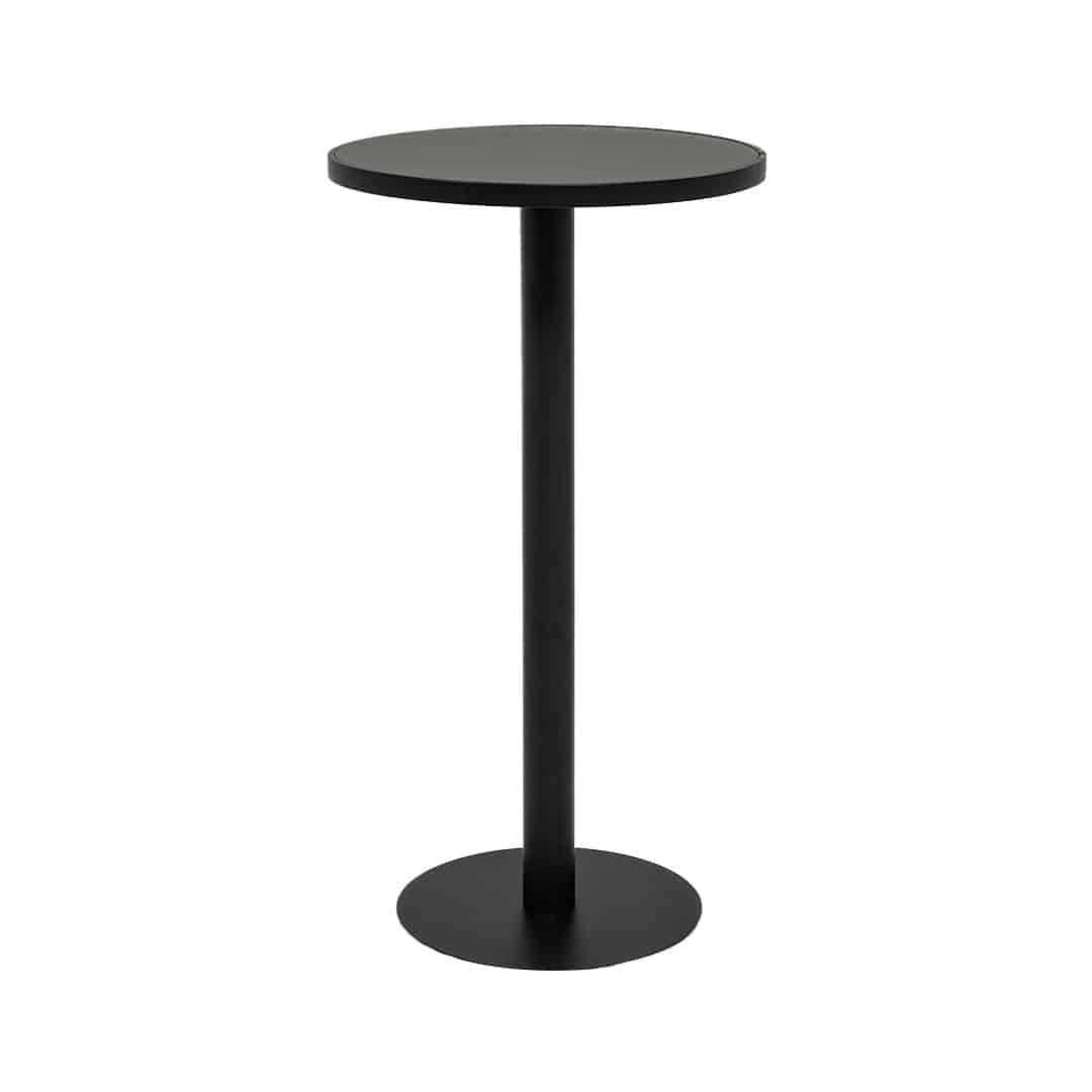 Atlas Bar Table – Black with Black Top