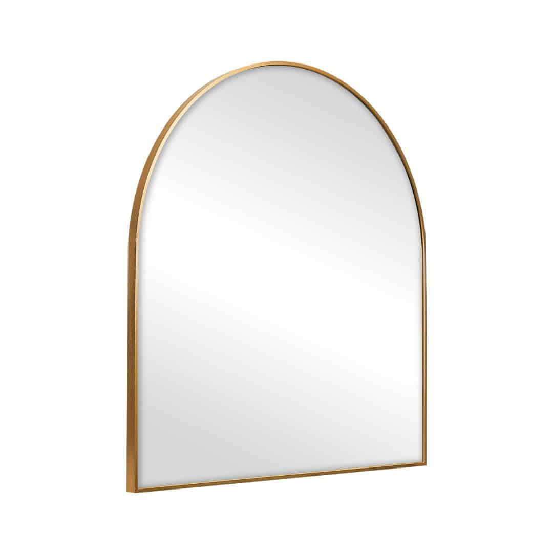 Arched Mirror – Gold Frame – 80cmW x 85cmH