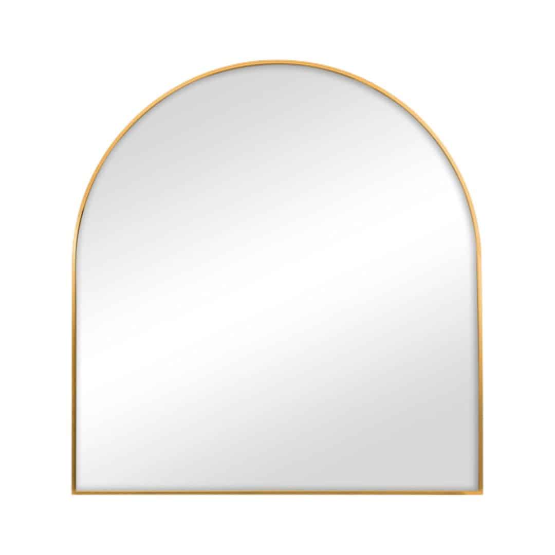 Arched Mirror – Gold Frame – 80cmW x 85cmH