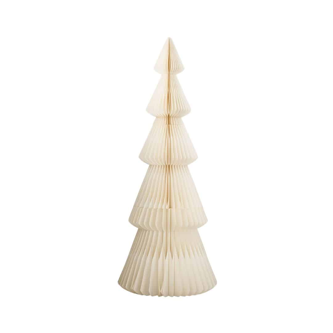 Paper Christmas Tree – Ivory