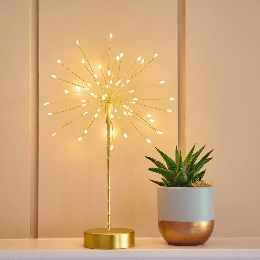 Starburst Table Lamp – Gold