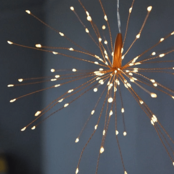 Suspended Starburst Pendant – Copper